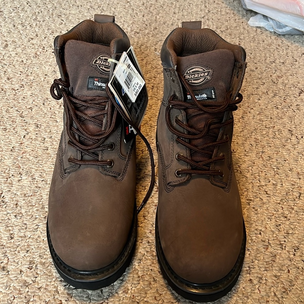 Men’s Dickies Work Boots. Size 10.5M. Brand new with tags